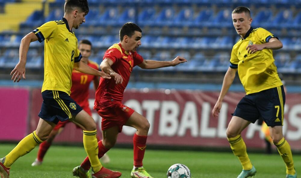 Nikola Janjić na meču sa Švedskom