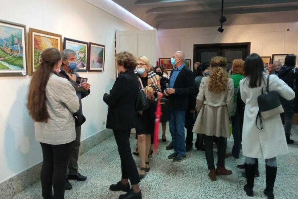 Sa izložbe slika Dese Marković, Foto: Dragana Šćepanović