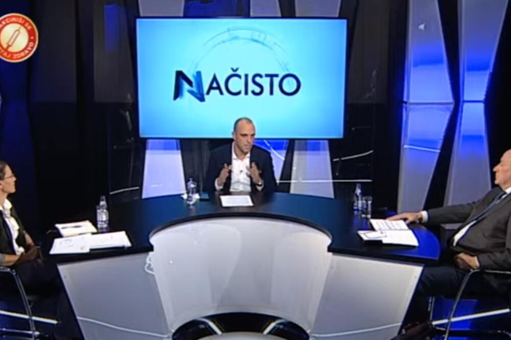 Ćalović Marković i Katnić u emisiji Načisto, Foto: TV Vijesti