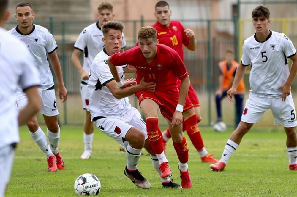 Albanija iskoristila promašaje rivala u prvom poluvremenu i slavila u Podgorici, Foto: Fscg.me