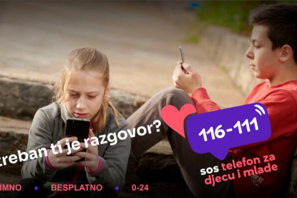 SOS telefon je univerzalan broj za pomoć djeci i mladima u Evropi i svijetu, Foto: Dječiji dom Bijela