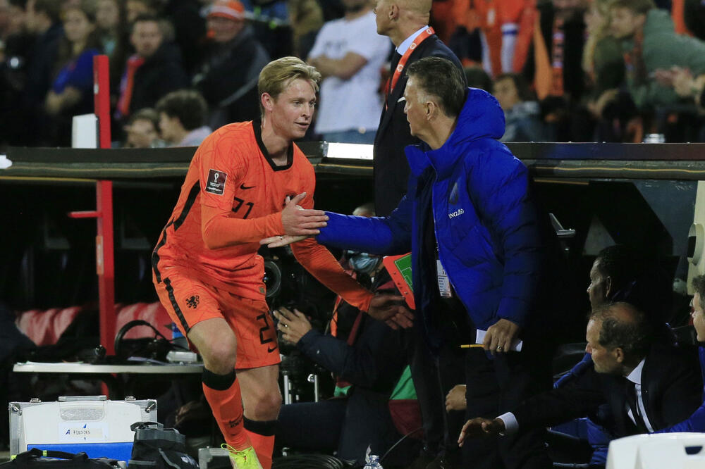 Van Gal i Frenki de Jong, Foto: Reuters