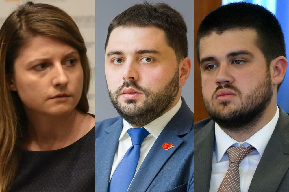 Srzentić, Martinović, Nikolić, Foto: Savo Prelević/Boris Pejović/ Demokratska Crna Gora