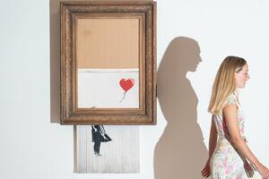 Benksijevo djelo Ljubav je u kanti prodato za rekordnih 18,8...