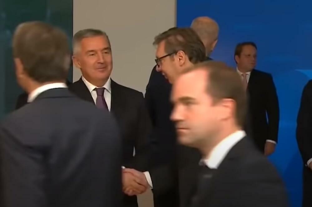 Đukanović i Vučić u Kranju, Foto: skrin sot