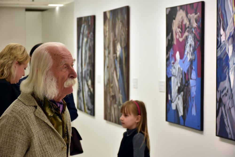 Marčuk na otvaranju izložbe, Foto: Narodni muzej Crne Gore