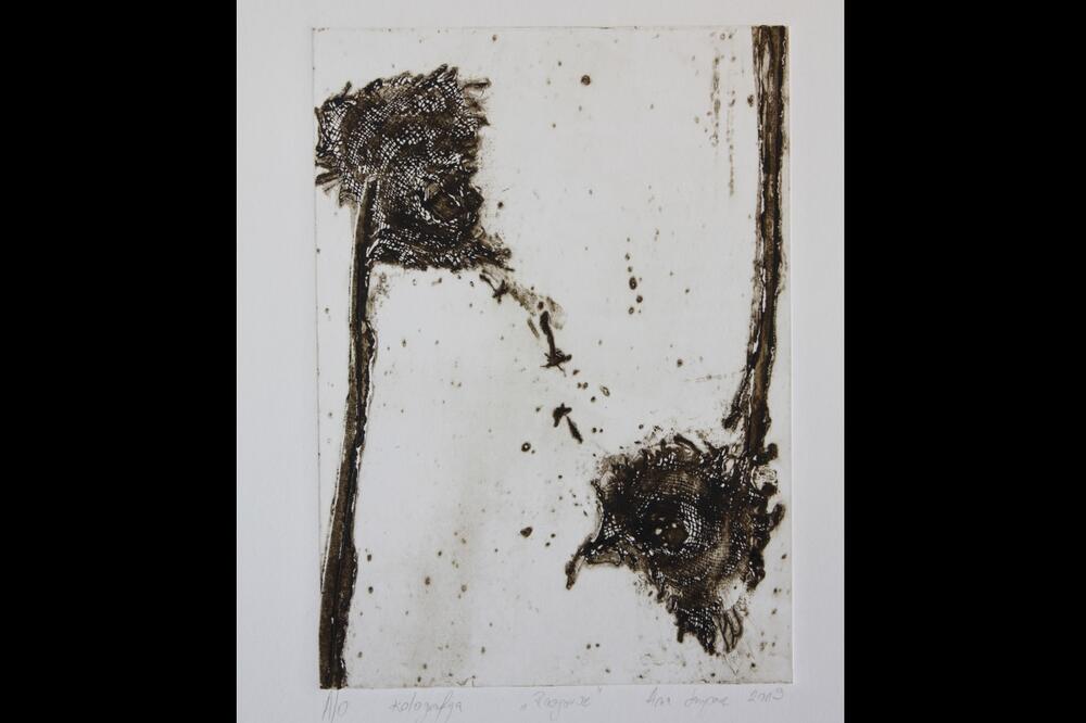 Grafika “Conversation” Ane Lompar, Foto: Ucg.ac.me