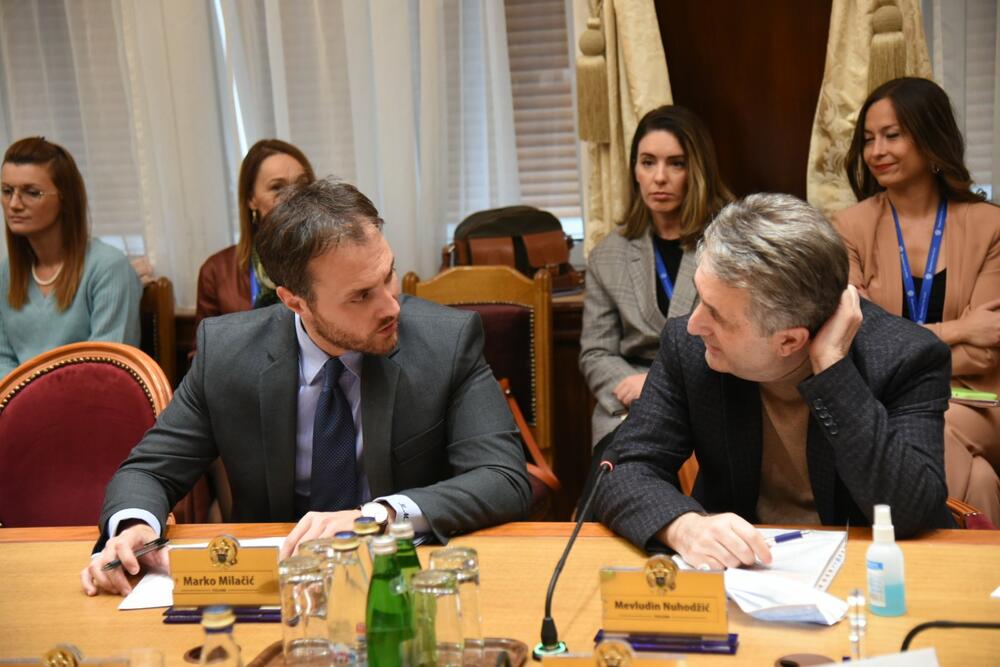 Mevludin Nuhodžić, Marko Milačić, Odbor za bezbjednost i odbranu
