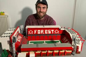 Fudbal i navijači: Napravio stadion Notingema od Lego kockica...