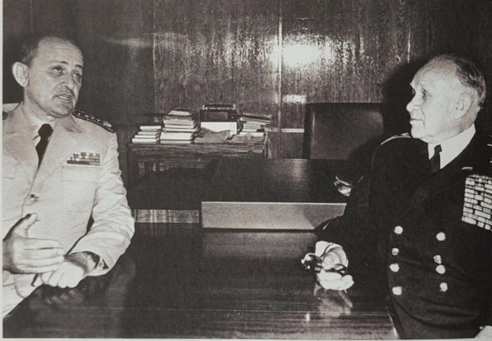 Mamula i komandat sovjetske Mornarice, admiral flote SSSR-a Sergej Gorškov