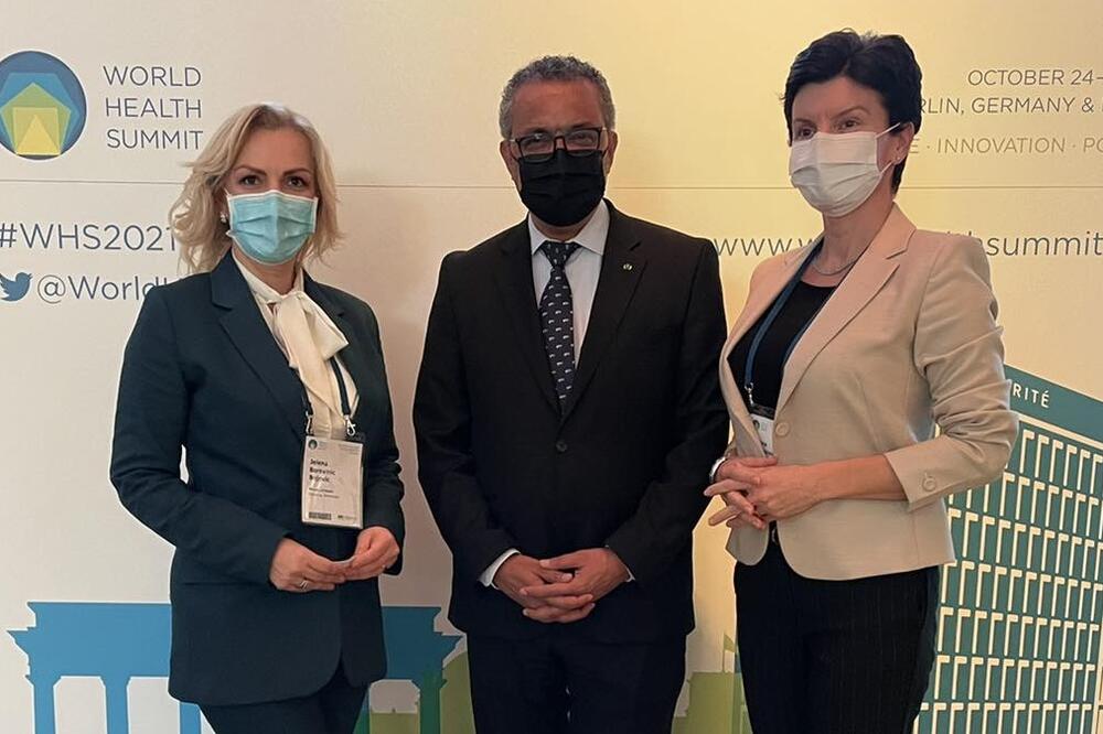 Borovinić Bojović, Gebrejesus i Brajović, Foto: Ministarstvo zdravlja