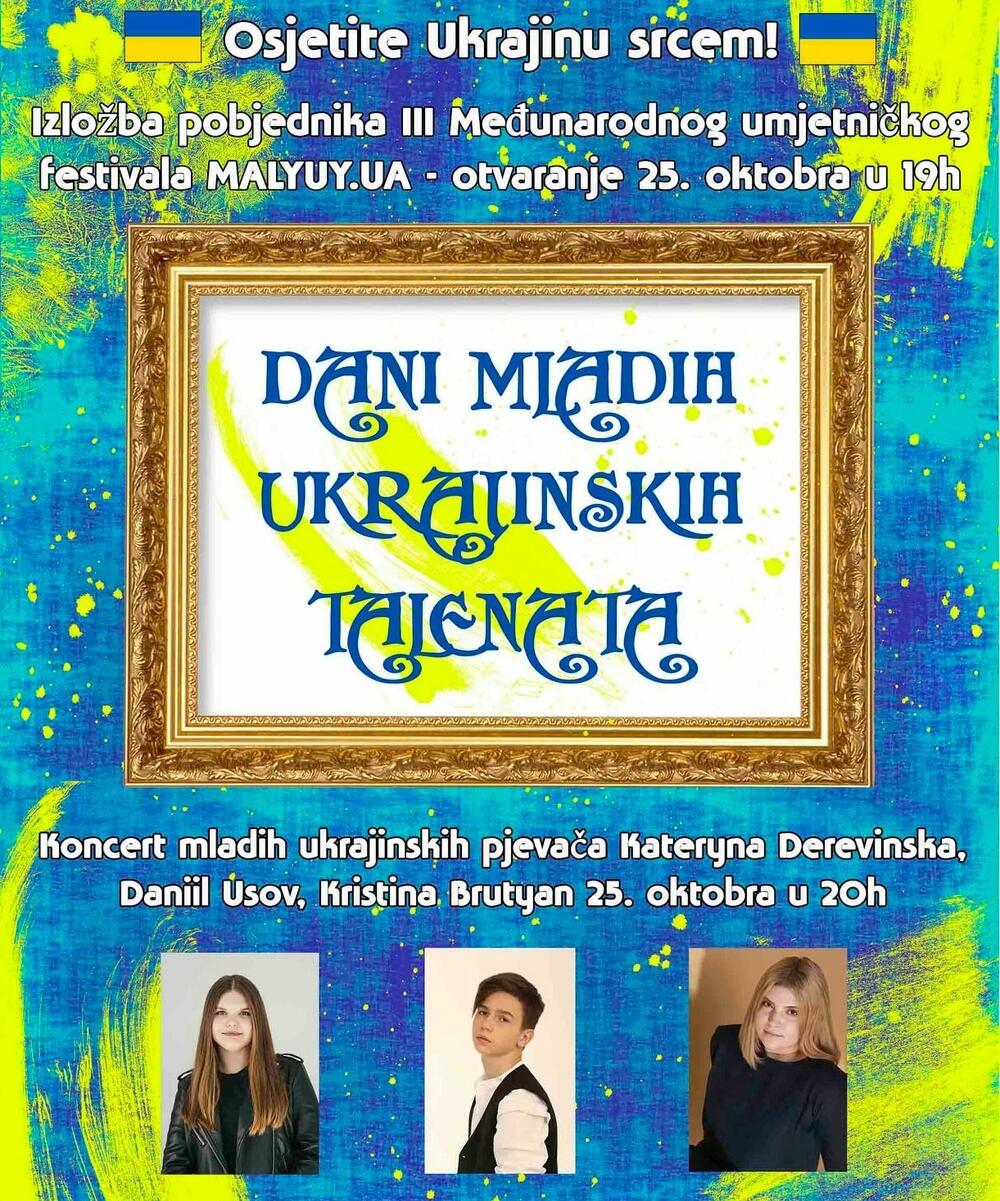 Dani mladih ukrajinskih talenata u Crnoj Gori