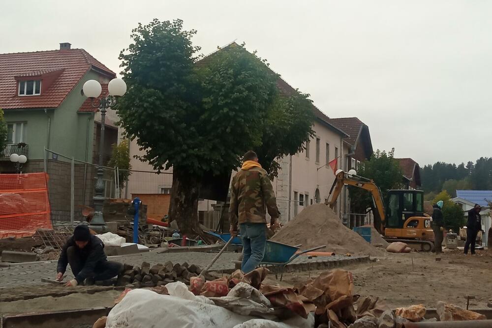 Ponovo se odlučili za kaldrmu: Radovi u Kolašinu, Foto: Dragana Šćepanović