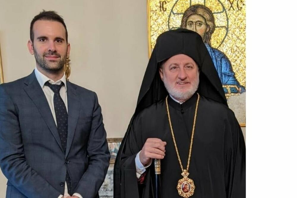 Spajić i Elpidofor, Foto: Grčka pravoslavna arhiepiskopija Amerike