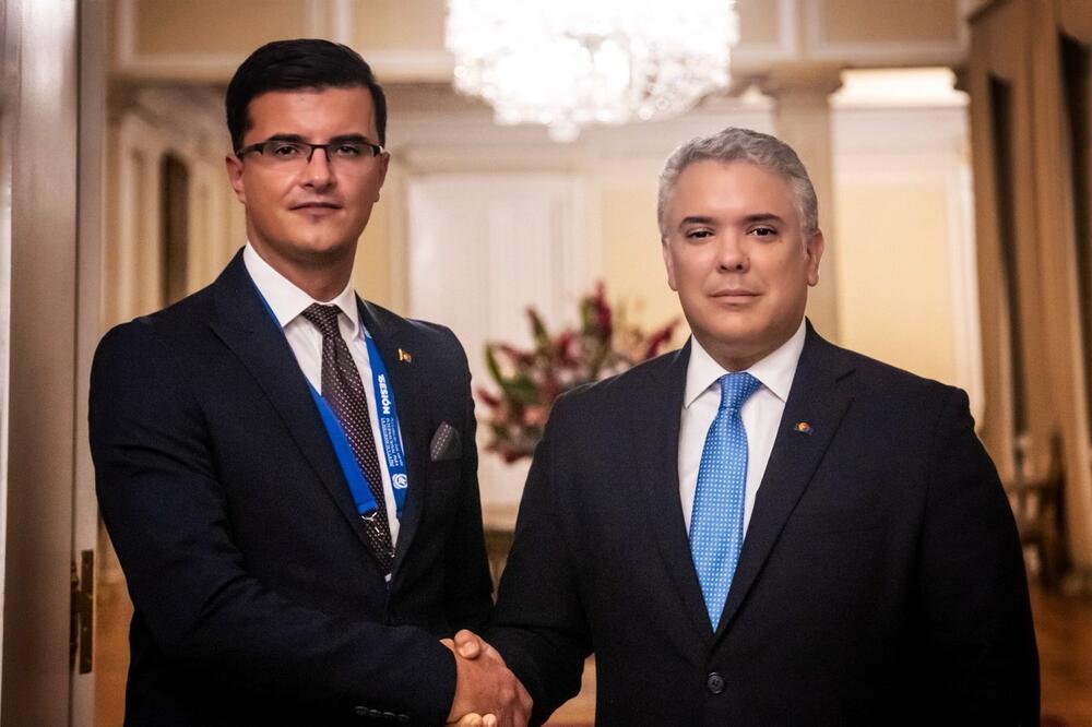 Šaranović i Duke Markes, Foto: Skupstina.me