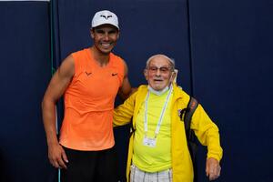 Najstariji teniser na svijetu igrao sa Nadalom