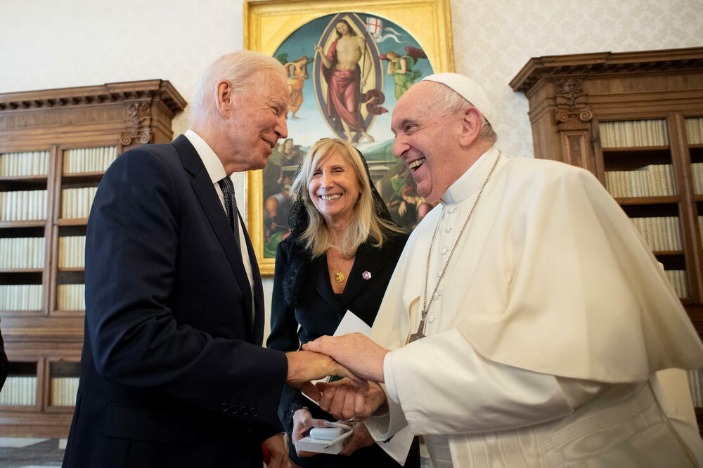 Bajden i papa Franjo, Foto: Reuters
