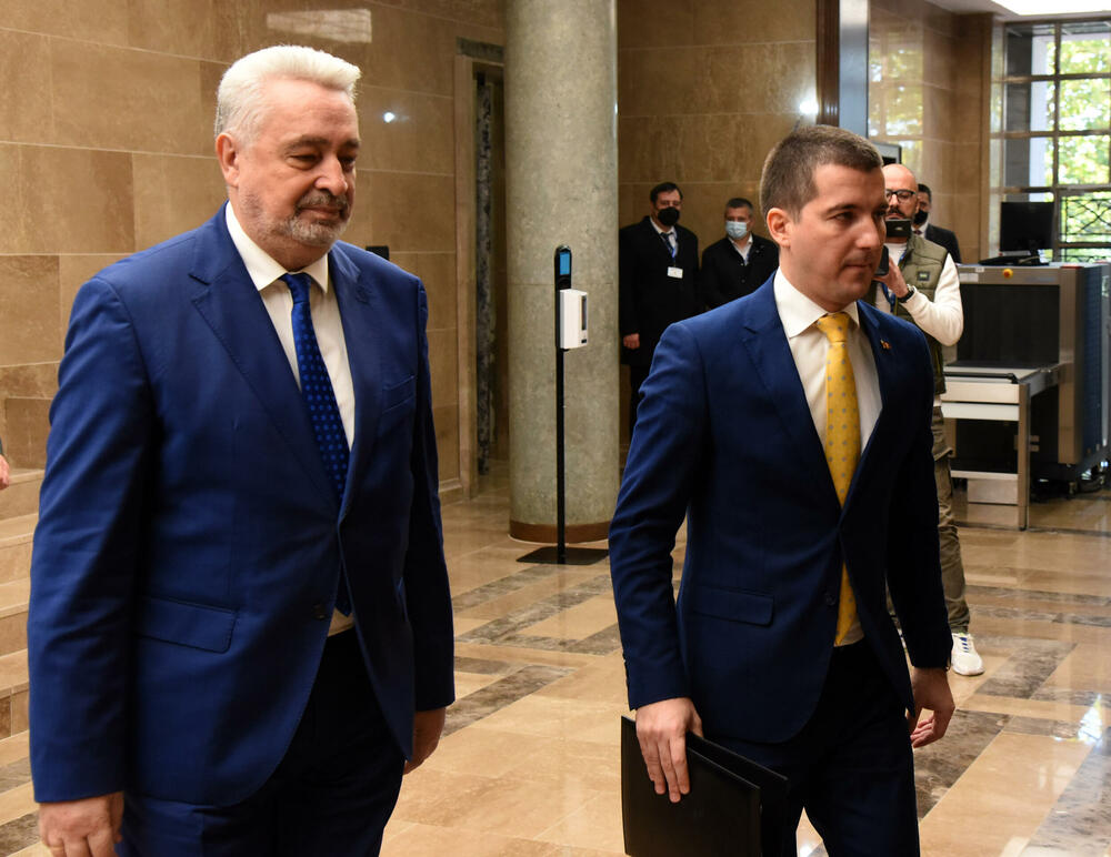 Nije tako mislio: Krivokapić sa predsjednikom Skupštine