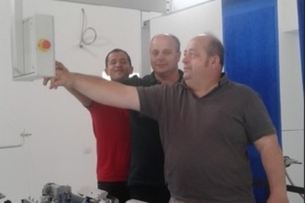 Adrović na otvaranju fabrike peškira u Petnjici, Foto: Radio Petnjica