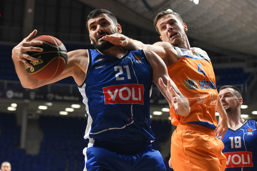 Marko Jagodić-Kuridža na meču sa Mornarom, Foto: KK Budućnost Voli