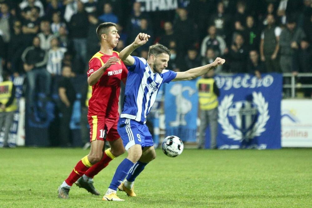 Sa meča na "DG areni", Foto: FSCG