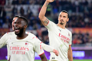Ibrahimović utišao "Olimpiko", Milan pobijedio Romu