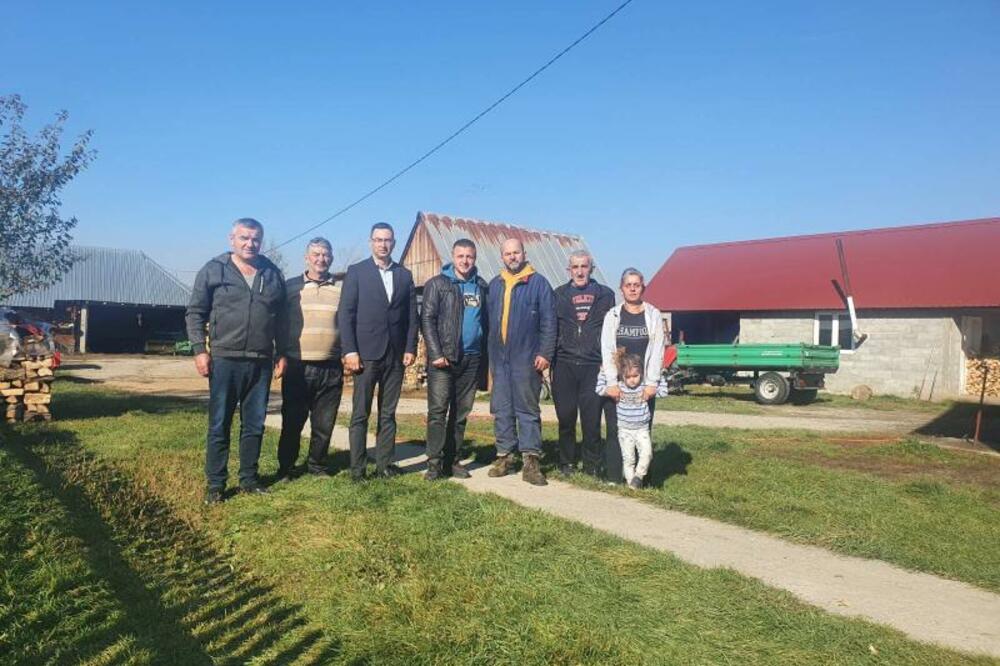 Bojović posjetio poljoporivrednike u Beranama, Foto: Ministarstvo poljoprivrede, šumarstva i vodoprivrede