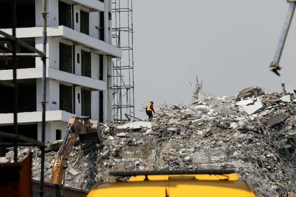 Zgrada koja se srušila u Lagosu, Foto: Reuters