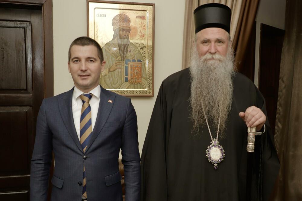 Bečić i Joanikije, Foto: Skupština Crne Gore