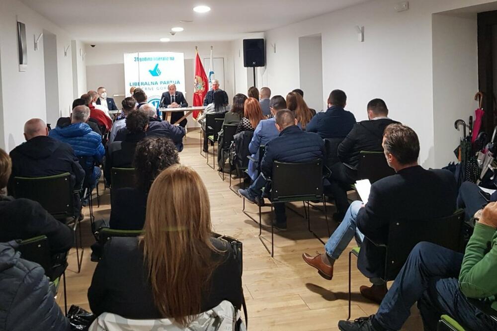 Sa sjednice na Cetinju, Foto: Liberalna partija