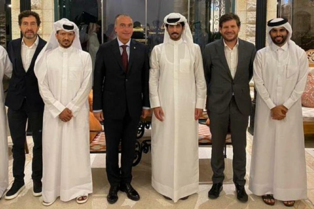 Čelnici Barselone i Al Sada u Dohi, Foto: Al Sadd