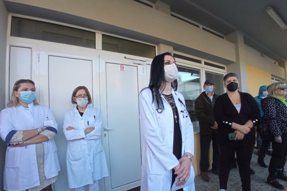 Zindović se obraća okupljenima, Foto: Dragana Šćepanović