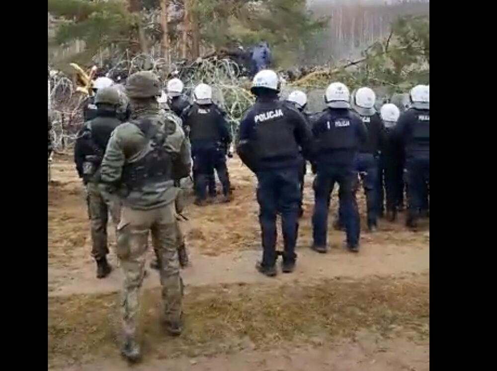 migranti Poljska granica