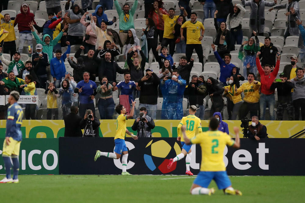 Brazilci slave gol za Katar, Foto: Reuters