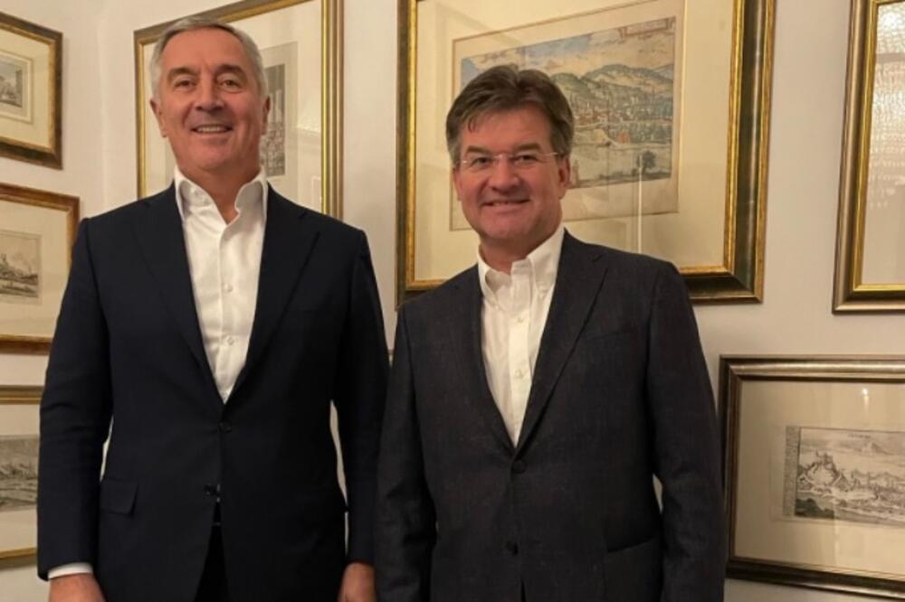 Đukanović i Lajčak, Foto: Služba za informisanje predsjednika Crne Gore