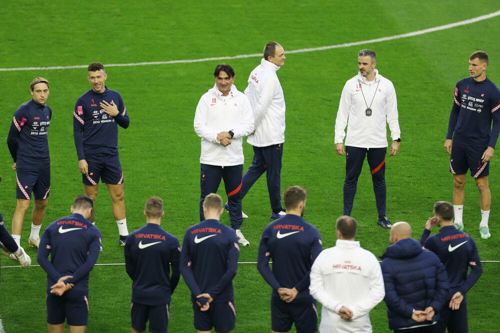 Fudbalska reprezentacija Hrvatske na treningu, Foto: Reuters