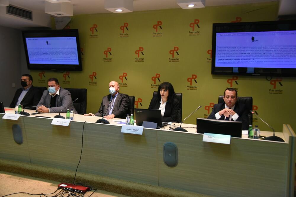 Sa konferencije za medije, Foto: Savo Prelević
