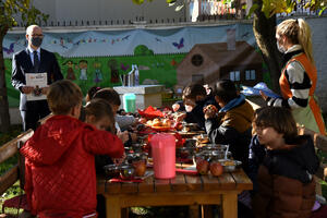 FOTO Slovenački doručak za mališane u vrtiću "Dvor", Presker :...