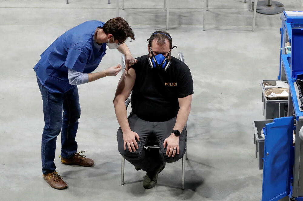 Vakcinacija u Pragu, glavnom gradu Češke, Foto: Reuters