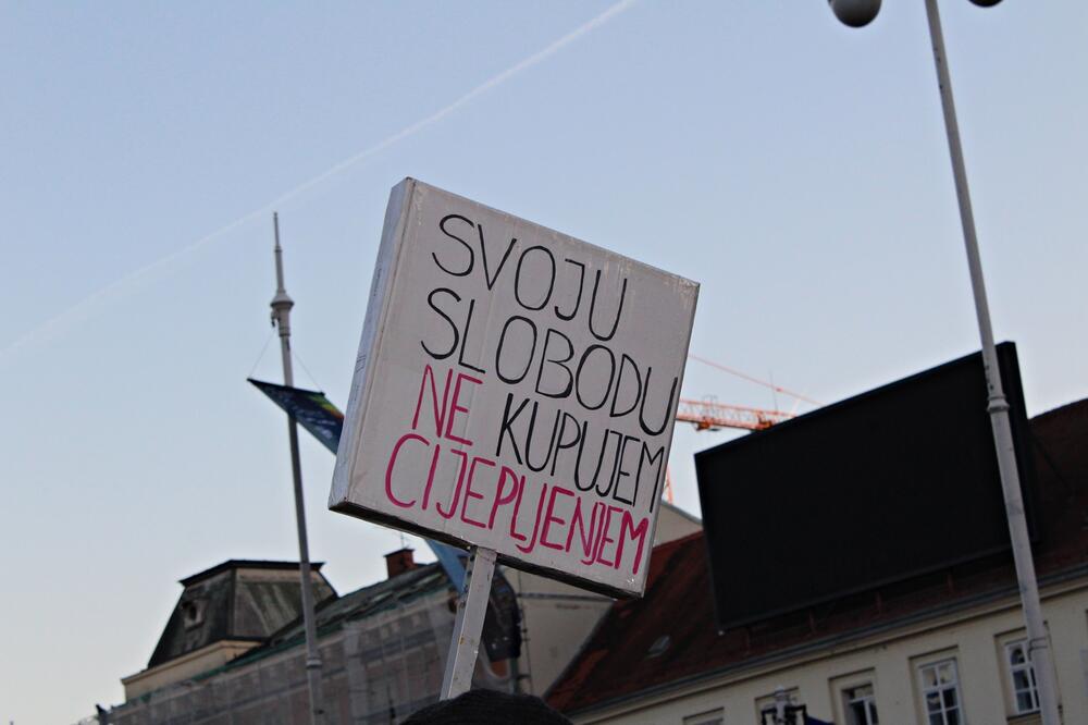 Sa protesta u Zagrebu, Foto: Ivo Mišur