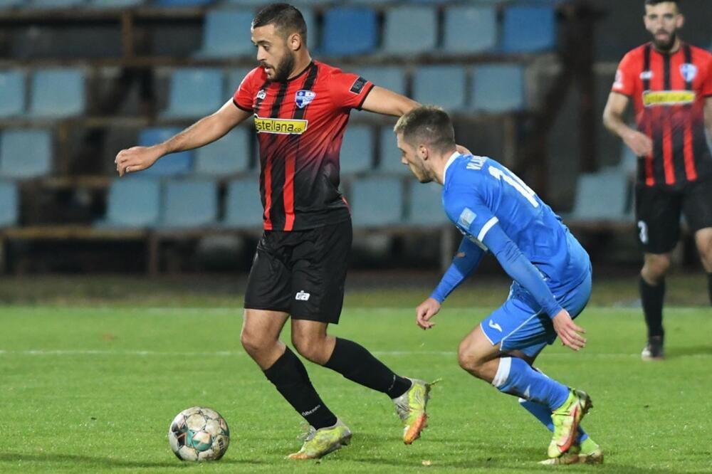 Kristijan Vulaj je bio dvostruki strijelac u Nikšiću, Foto: FSCG