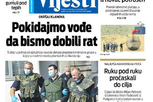 Naslovna strana "Vijesti" za 25.11.2021.