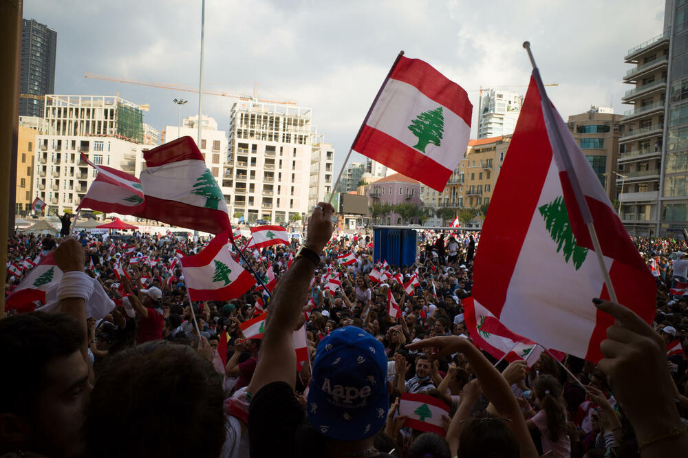 Sa jednog od prethodnih protesta u Bejrutu, Foto: Shutterstock