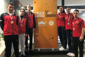 Milena Jovanović won gold in Rijeka, Montenegrin karate players six...