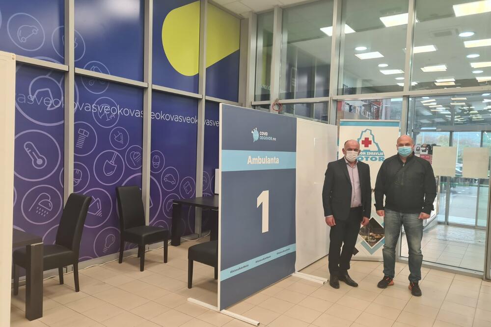 Sa punkta u Kotoru, Foto: Dom zdravlja Podgorica