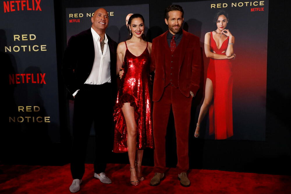 Ekipa filma Red Notice, Foto: Reuters