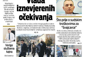 Naslovna strana "Vijesti" za 30.11.2021.