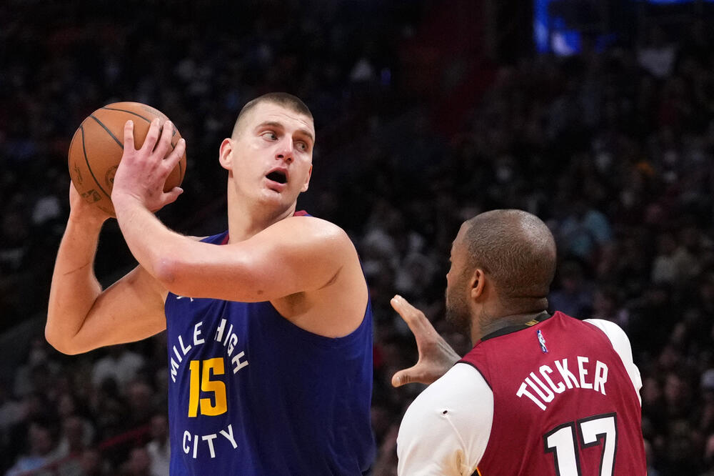 Jokić na meču sa Majamijem, Foto: Reuters