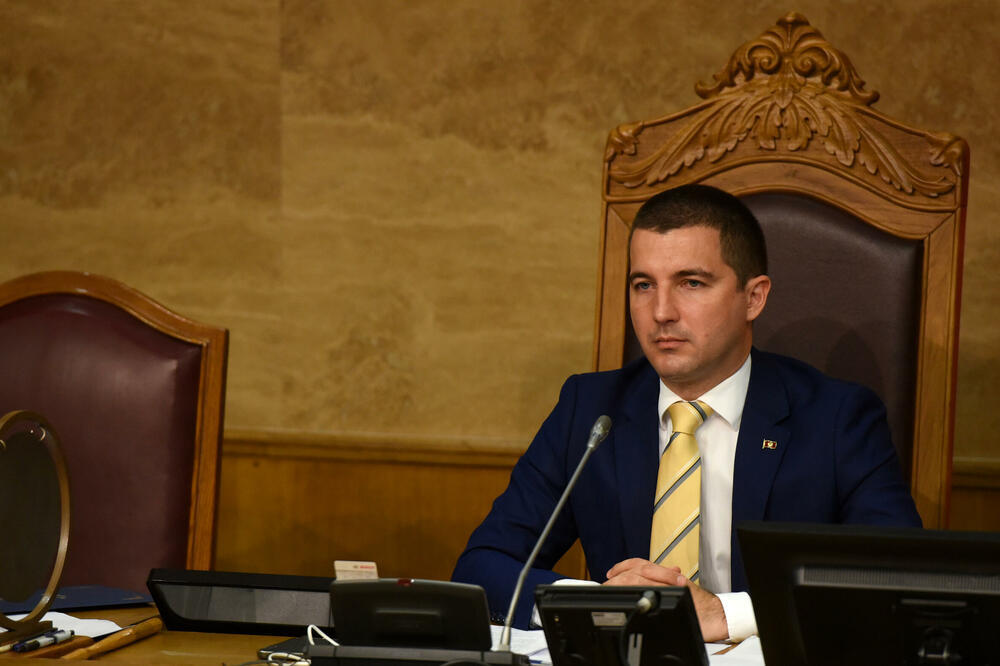 Predsjednik Skupštine Aleksa Bečić, Foto: Boris Pejović