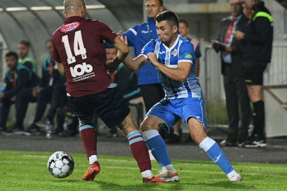Jovović na utakmici protiv Petrovca u Nikšiću, Foto: Savo Prelević